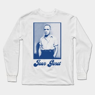 Jean Genet / Retro Fan Artwork Long Sleeve T-Shirt